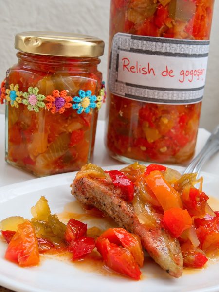 Relish de gogosari si ardei