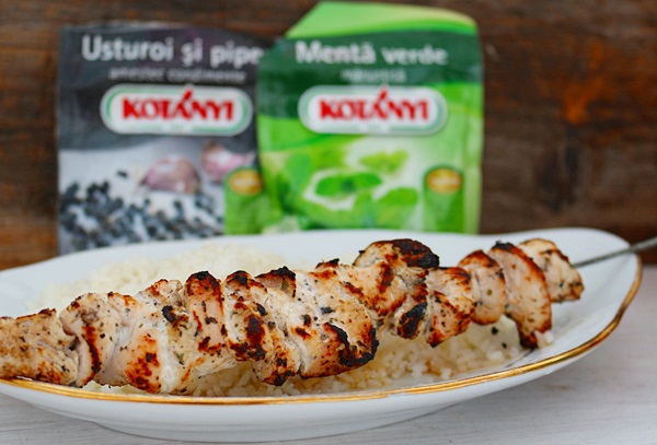 Frigarui de pui cu menta