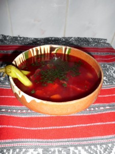 bors de sfecla rosie