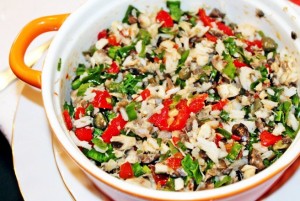 salata de peste afumat