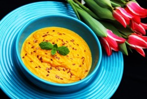 supa crema de morcovi cu lapte de cocos