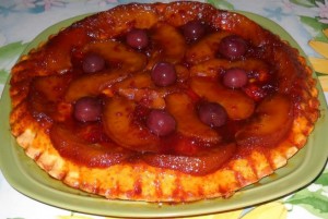 tarta rasturnata cu mere caramelizate