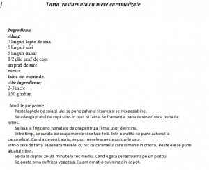 tarta rasturnata cu mere caramelizate1
