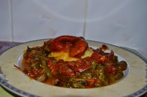 tocanita de ardei copti