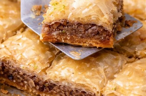 baclava cu nuca si cardamom