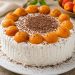 Tort de inghetata cu nuci si caise