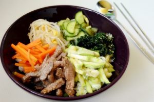 Bibimbap orez in stil coreean050