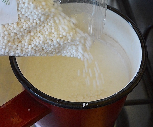 Budinca de tapioca