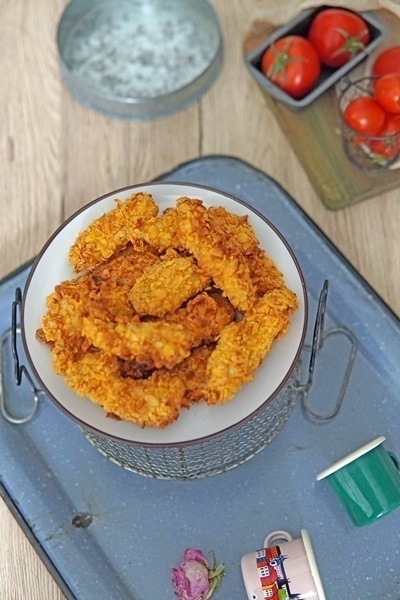 pui crispy la friteuza