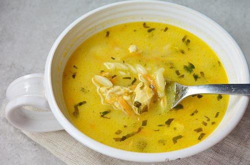 Ciorba a la grec cu orzo