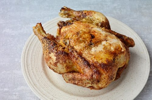 pui intreg la airfryer