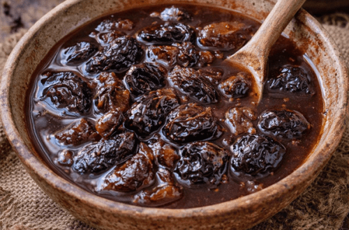 mancare de prune uscate