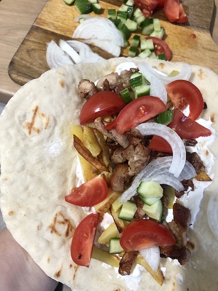 Gyros de pui