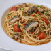 Spaghete cu sardine din conserva
