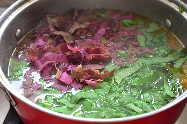 ciorba de stevie, loboda si legume