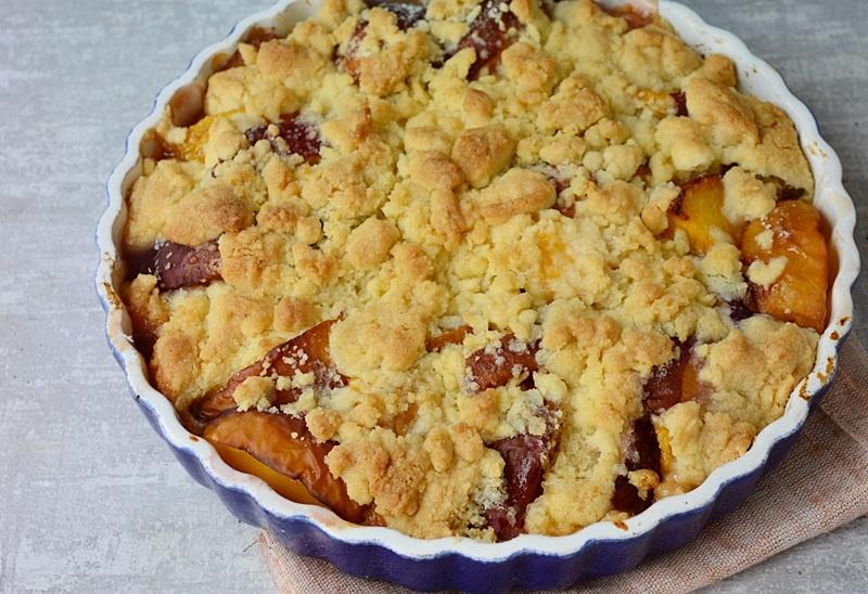 cobbler cu piersici